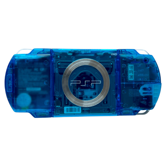 PSP 1000 Clear Blue, IPS Screen, 128GB +2000 games, 2200mAh battery (Copy)
