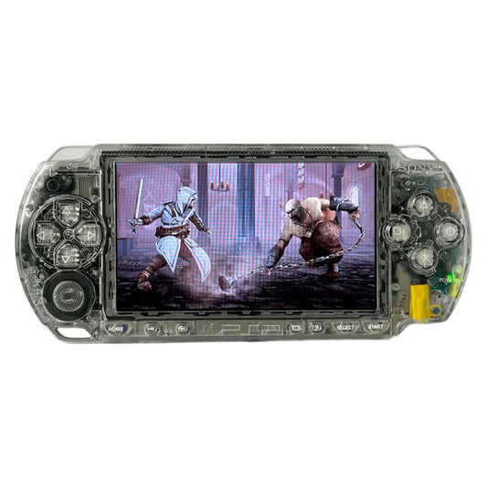 PSP 1000 Clear, IPS Screen, 128GB +2000 games, 2200mAh battery