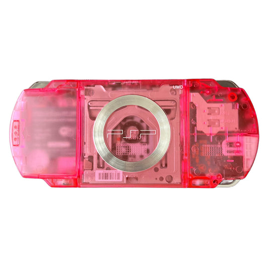 PSP 1000 Clear Pink, IPS Screen, 128GB +2000 games, 2200mAh battery